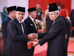 Wakil Gubenur Sumsel Melantik Lima Pj Sekda di Kabupaten Kota