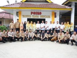 Bupati Asahan Serahkan Bantuan Sosial dan Resmikan Posko Taruna Siaga Bencana