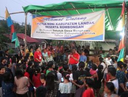 Menutup Lomba di Dusun Setutuk Landak, Heri Saman Ajak Lestarikan Permainan Tradisional