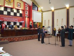 Gelar Paripurna PAW dan Pergantian Wakil Ketua DPRD Sambas