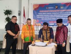 FPK Kayong Utara Teken Kerjasama Bawaslu Menuju Pemilu Damai 2024