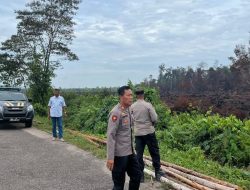 Sebagian Wilayah Kemarin Diguyur Hujan, Polres Mempawah Tetap Gencarkan Patroli Karhutla