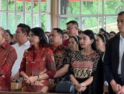 45 Tahun Paroki Salib Suci Ngabang, Karolin Ajak Umat Untuk Bergotong Royong