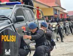 Satuan Brimob Polda Kalbar Tingkatkan Kesiapan Amankan Tahun Politik