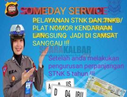 Samsat Sanggau Berikan Pelayanan Some Day Service
