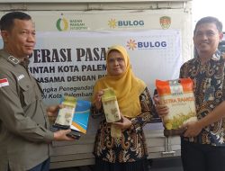 Pemkot Palembang Bekerjasama dengan Perum Bulog Sumsel Gelar Operasi Pasar