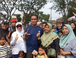 Fauzi Amro Gelar Senam Sehat dan Edukasi Keuangan di Palembang