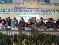Tim Penilaian dan Pembinaan Kecamatan Terbaik Tingkat Provsu Lakukan Penilaian di Kecamatan Kota Kisaran Timur Asahan