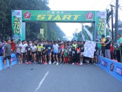 Bupati Dan Dandim 0208 Asahan Lepas Peserta Fun Run HUT ke-78 TNI