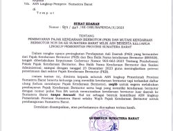 Mahyeldi Instruksikan ASN Pemprov Sumbar beserta Keluarga Segera Tunaikan Kewajiban Pajak Kendaraan