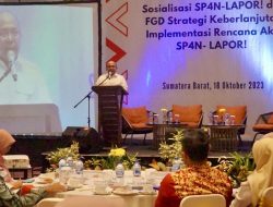 Pemprov Sumbar Optimalkan Pemanfaatan Aplikasi SP4N-LAPOR untuk Kawal Kualitas Pelayanan Publik
