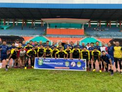 Jadi Laga yang Menghibur, ASN Pemprov Kalbar Ladeni Permainan Kesebelasan ASN Ketapang