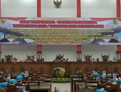 DPRD Palangka Raya Paripurna Pengantar Pj Walikota tentang Nota Keuangan APBD 2024
