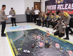 Penampakan Personel Polres Mempawah Berlatih TFG Operasi Mantap Brata Kapuas