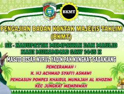 Bakal Dihadiri 1.000 Jamaah, BKMT Gelar Pengajian Akbar di Masjid Besar Nurul Yaqin Sadaniang