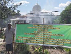 Alhamdulillah, Lahan Wakaf Masjid Nurul Yaqin Sadaniang Sudah Dibebaskan