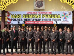 Polres Mempawah Peringati Hari Sumpah Pemuda 2023, Semangat Kolaborasi Memajukan Negeri