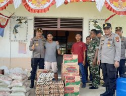 Kapolres Sanggau Kunjungi Desa Kampung Baru di Kecamatan Toba