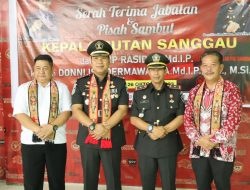 Bupati Sanggau Paolus Hadi Hadiri Sertijab Kepala Rutan  Kelas IIB