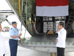 Jokowi Lepas Bantuan Kemanusiaan untuk Palestina