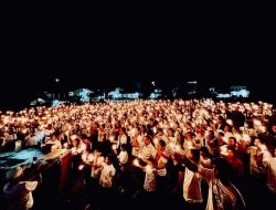 Ribuan Warga Sandai Nyalakan Lilin, Bentuk Dukungan pada Bocah 7 Tahun yang Kehilangan Nyawa