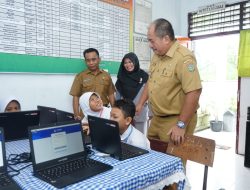 Wakil Bupati Asahan Tinjau Pelaksanaan ANBK Tingkat SD
