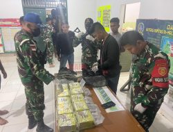 Satgas Yonarmed 10/Bradjamusti Gagalkan Penyelundupan Sabu Hingga 10 Kilogram