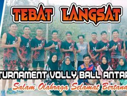 Pemdes Desa Tebat Langsat Gelar Turnamen Volley Ball