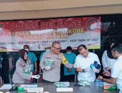 Gunakan Pekerja Migran, Polres Asahan ungkap Jaringan Narkoba, Amankan 4kg Sabu dan 3 tersangka Prov Jawa Timur