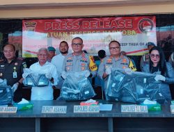 Forkopimda Asahan Bersama Kapolres Tanjung balai Ungkap Kasus Penangkapan 50 Kilo Sabu