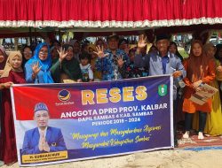 Ratusan Warga antusias hadiri Reses Subhan Nur di Jawai Selatan