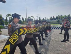 Polres Landak Latih Polwan sebagai Dalmas Awal dan Negosiator Jelang Pemilu 2024