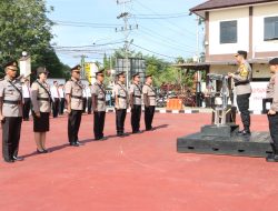 Polres Sanggau Gelar Sertijab Sejumlah Perwira