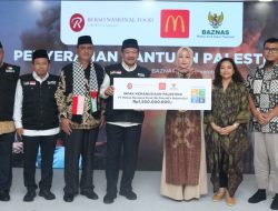 Dukung Upaya Kemanusiaan di Palestina, PT Rekso Nasional Food Berikan Bantuan Melalui BAZNAS