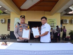 Polres Pasaman Barat Terima Bantuan Mobil Ambulance