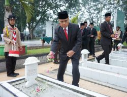 Peringati Hari Pahlawan Ke- 78, Forkopimda Asahan Upacara Di Makam Pahlawan