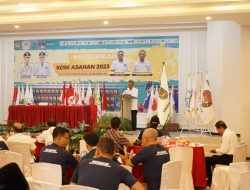 Bupati Asahan Buka Musorkab KONI Asahan