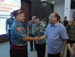 Momen Pulang Kampung, Wakil Komandan Puspomal Silaturahmi Dengan Forkopimda Asahan