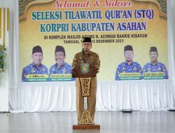 Sekda Asahan Tutup STQ KORPRI Kabupaten Asahan