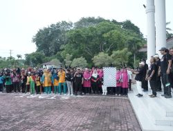 Meriahkan Hari Guru Nasional dan HUT ke-78 PGRI, Bupati Asahan Lepas Gerak Jalan Santai