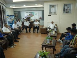 PC PMII Asahan Audiensi Dengan Bupati Asahan