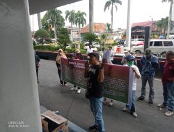 Demo Soal Ruko, KGPL Desak Pemkot Palembang Segera Bongkar Bangunan Ruko Pelanggar Perda