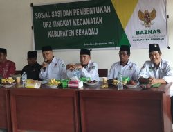 BAZNAS Sekadau Gelar Sosialisasi dan Pembentukan UPZ Tingkat Kecamatan