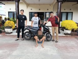Kurang Dari Sehari, Polsek Pontianak Kota Ringkus Pelaku Curanmor