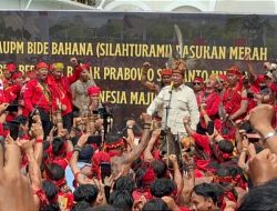 Kampanye ke Kalbar, Prabowo Bertemu Pasukan Merah TBBR