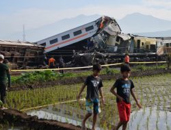 Kecelakaan Kereta Api di Bandung, Empat Meninggal, 22 Luka Ringan