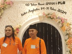 Hadiri Reuni Alumni SMA Negeri 6 Palembang, Ini Pesan Sultan Iskandar Mahmud Badaruddin