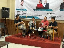 Karolin Berikan Pembelajaran Generasi Muda Melek Politik saat jadi Pembicara Dialog Progresif
