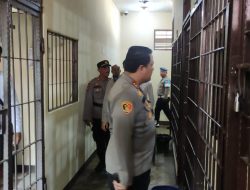 Antisipasi Tahanan Kabur, Kapolres Landak Periksa Kondisi Ruang Tahanan