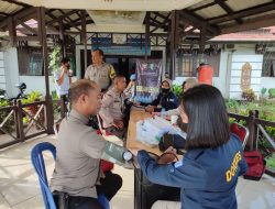 Polres Kubu Raya Berikan Pelayanan Gratis Kepada Petugas KPPS